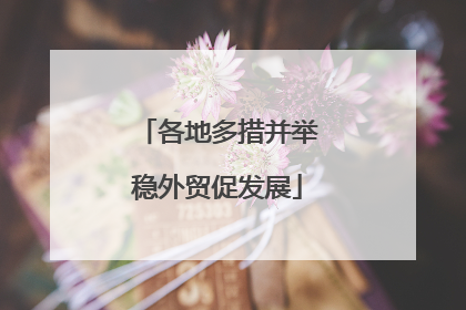 各地多措并举稳外贸促发展